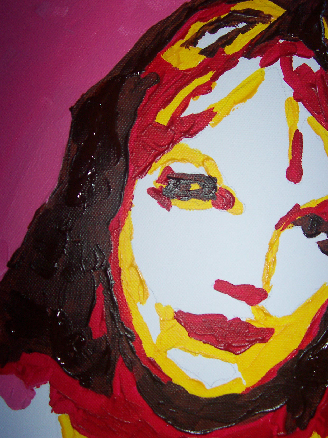 Women Abstract in Acrylics