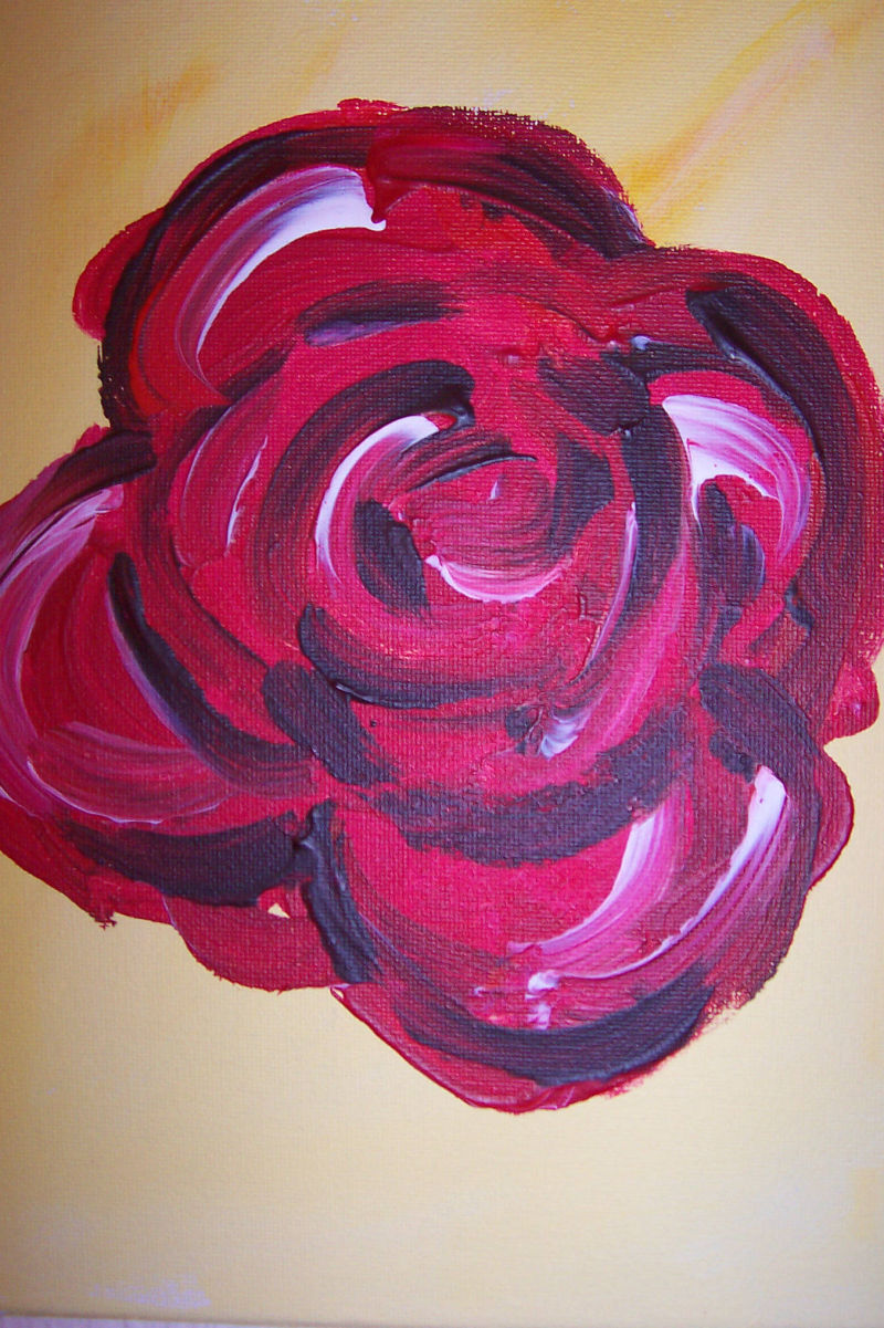 Flower in Acrylics