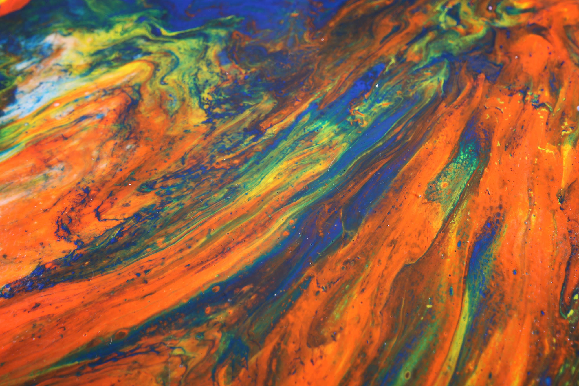 Acrylic Pour Painting