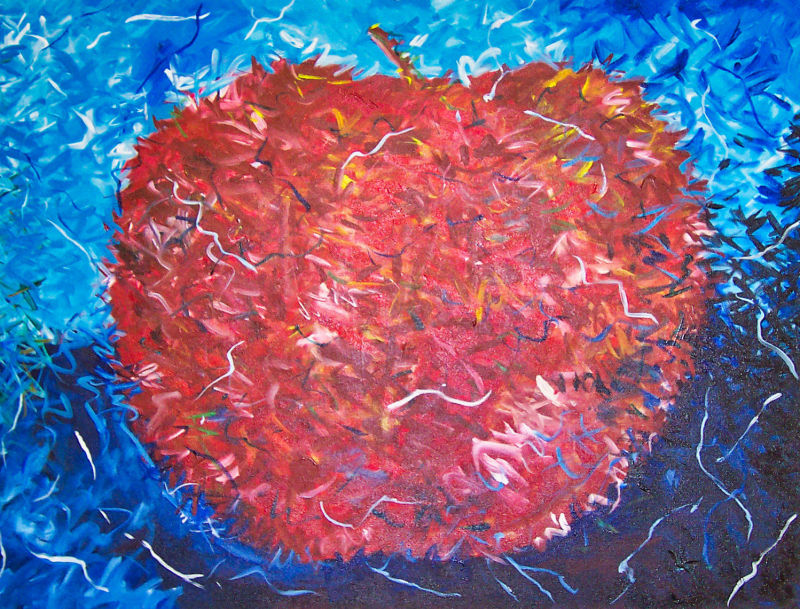 Apple in Acrylics