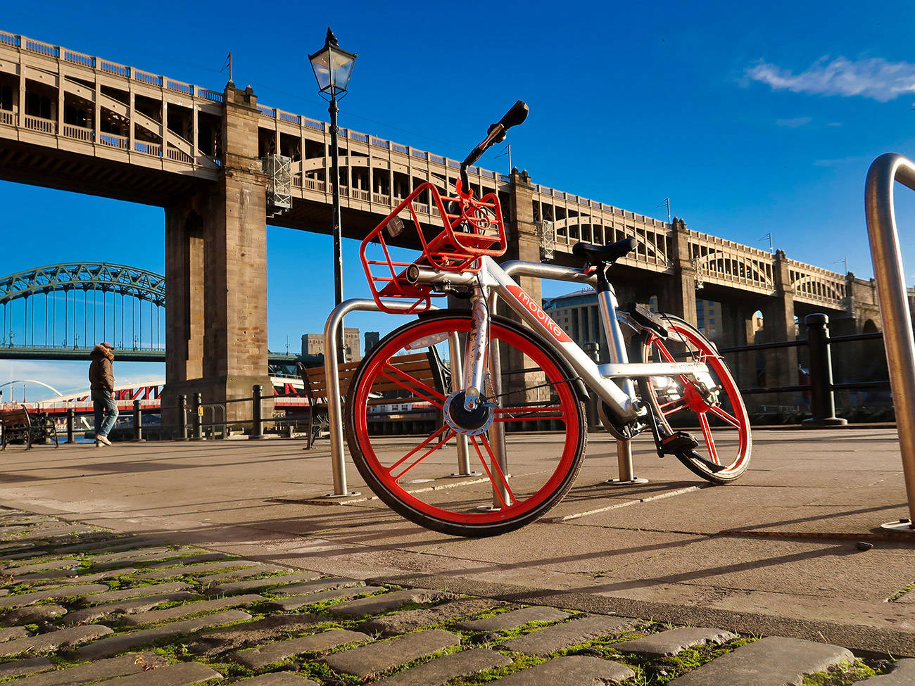 bike on quayside