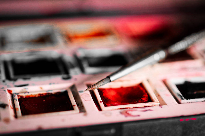 bloody mary watercolours
