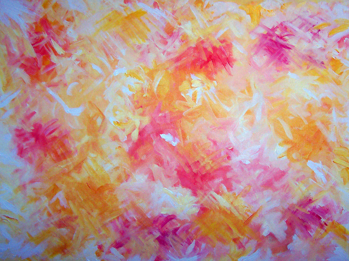 fireworks in acrylics