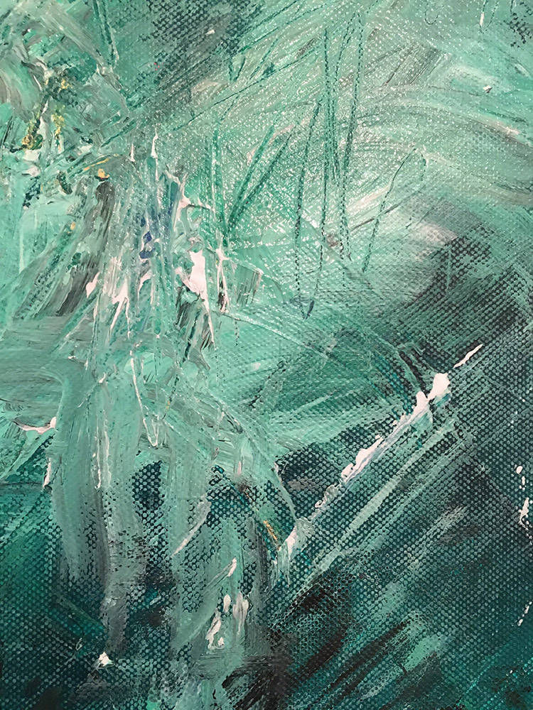 green background on canvas