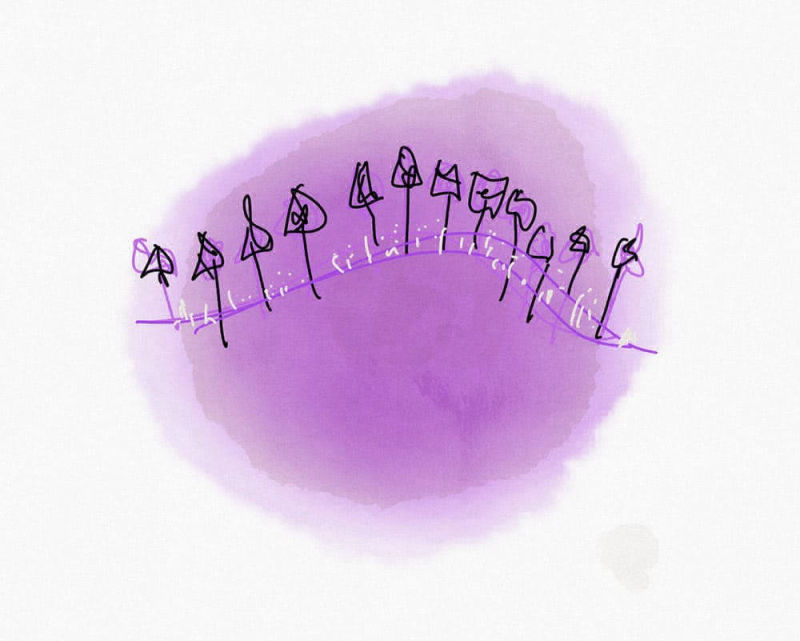  Purple Trees