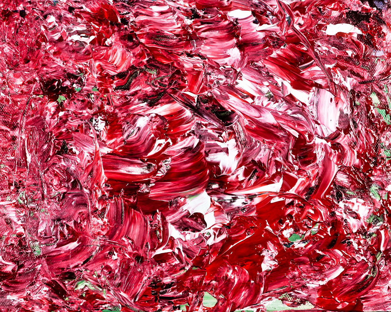 red mixutures painting