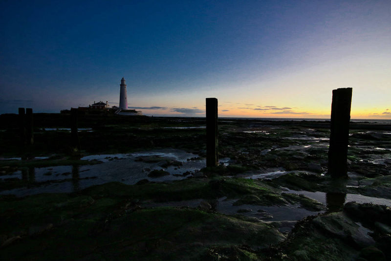 st marys lighthouse and five stumps